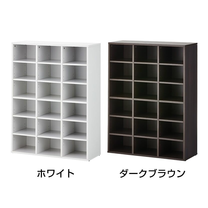 Amazon | 法人様向け オフィスコム 業務用 シューズラック 下駄箱 3列6 