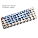 Nuovo Arrial XDA 61 ANSI Dye Sub Lotus Gray Keycaps per Gh60 60% Poker RK (solo Keycap) Kit 3