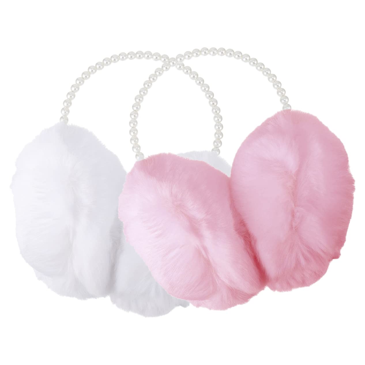 Orejeras de peluche protector auditivo invierno niña reutilizables 8
