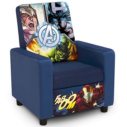 Marvel Avengers High Back Upholstered Chair Iron by Delta Children - Image 4
