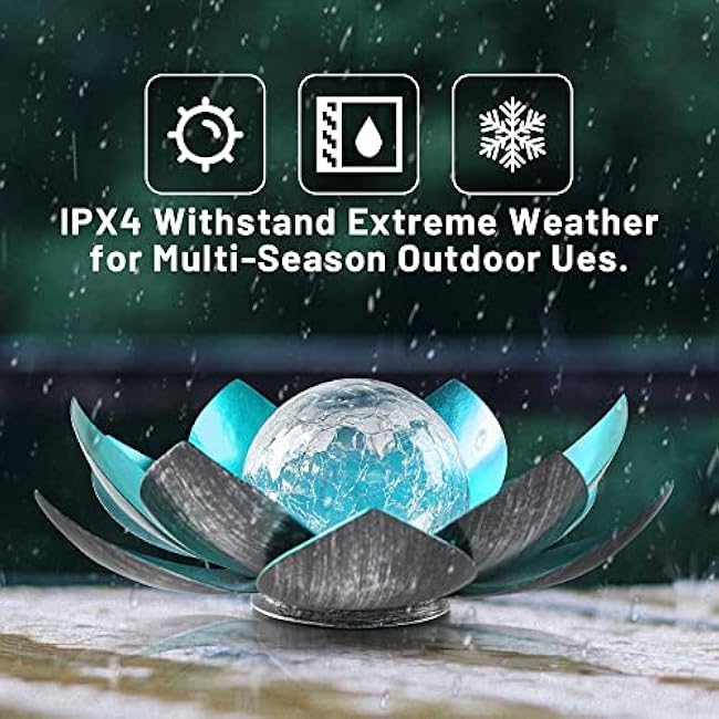 Lotus Solar Lights LED Lotus Flower Lights