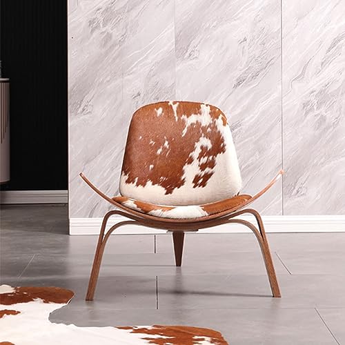 Sillón clásico marrón de madera para salón miniatura 4