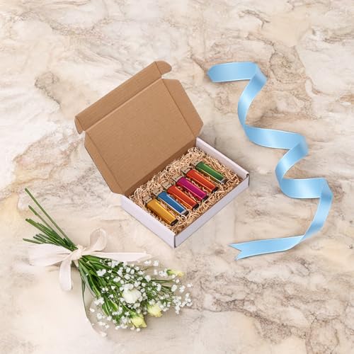 Image of RLAVBL 6x4x1 Shipping Boxes Set of 50, White Small Corrugated Cardboard Box, Mailer Box