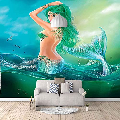 Canevas papier peint 3D autocollant effet relief vert - 2
