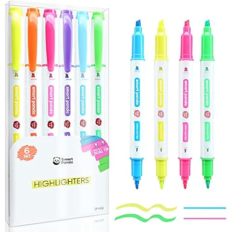 6 Rotuladores Fluorescentes SmartPanda Cover