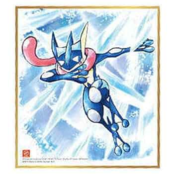 ポケモン色紙 Amazon.co.jp: ポケモン 色紙ART4 [9.ゲッコウガ](単品)※お菓子