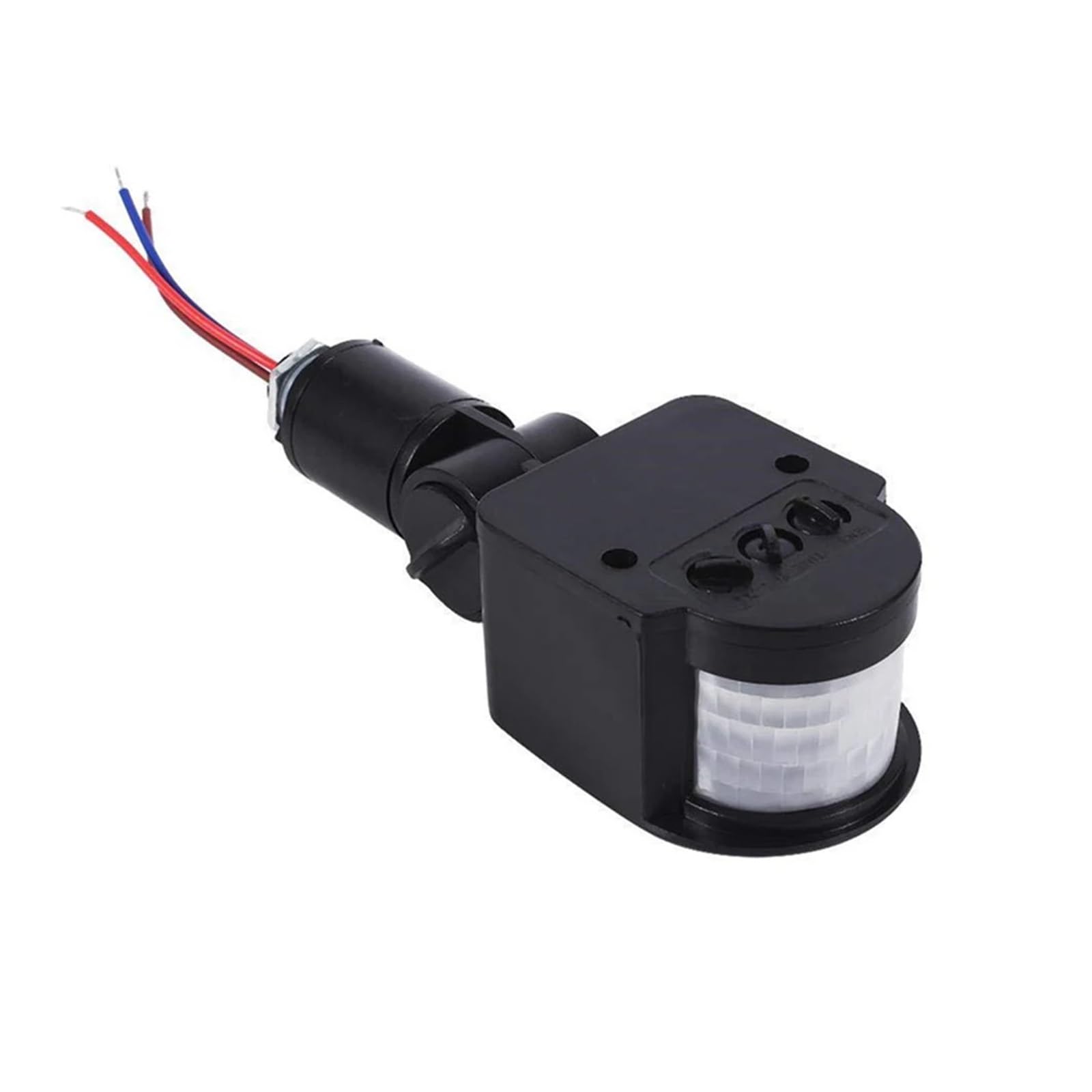Sensor de Movimiento LED 85-220 V, Detector PIR infrarrojo automático, Temporizador Montaje en Pared, Interruptor luz con Sensor 220 voltios for Exteriores