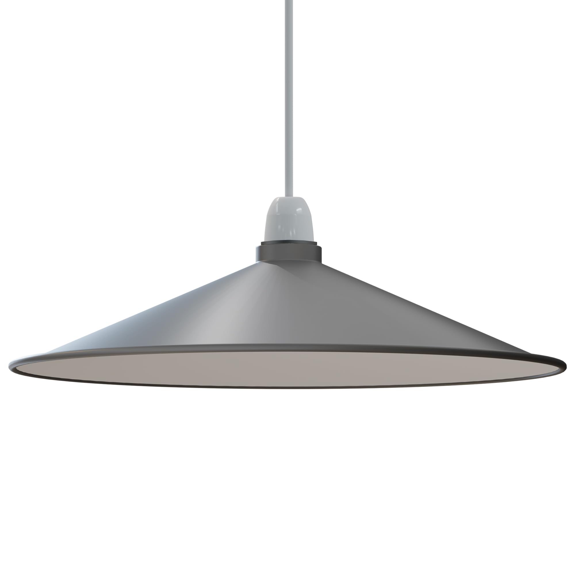 Off-White Empire Fabric Coolie Lampshade 22Cm from B&Q