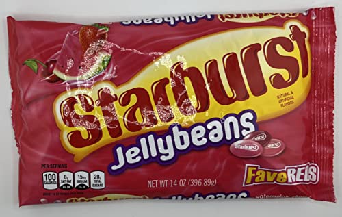 Starburst Jelly Beans Variety Pack- Includes 1 Bag Of Starburst Favereds Jelly Beans And 1 Bag Of Starburst Regular Jellybeans Candy. Easter Jelly Beans Set By Snackivore. #TOP3