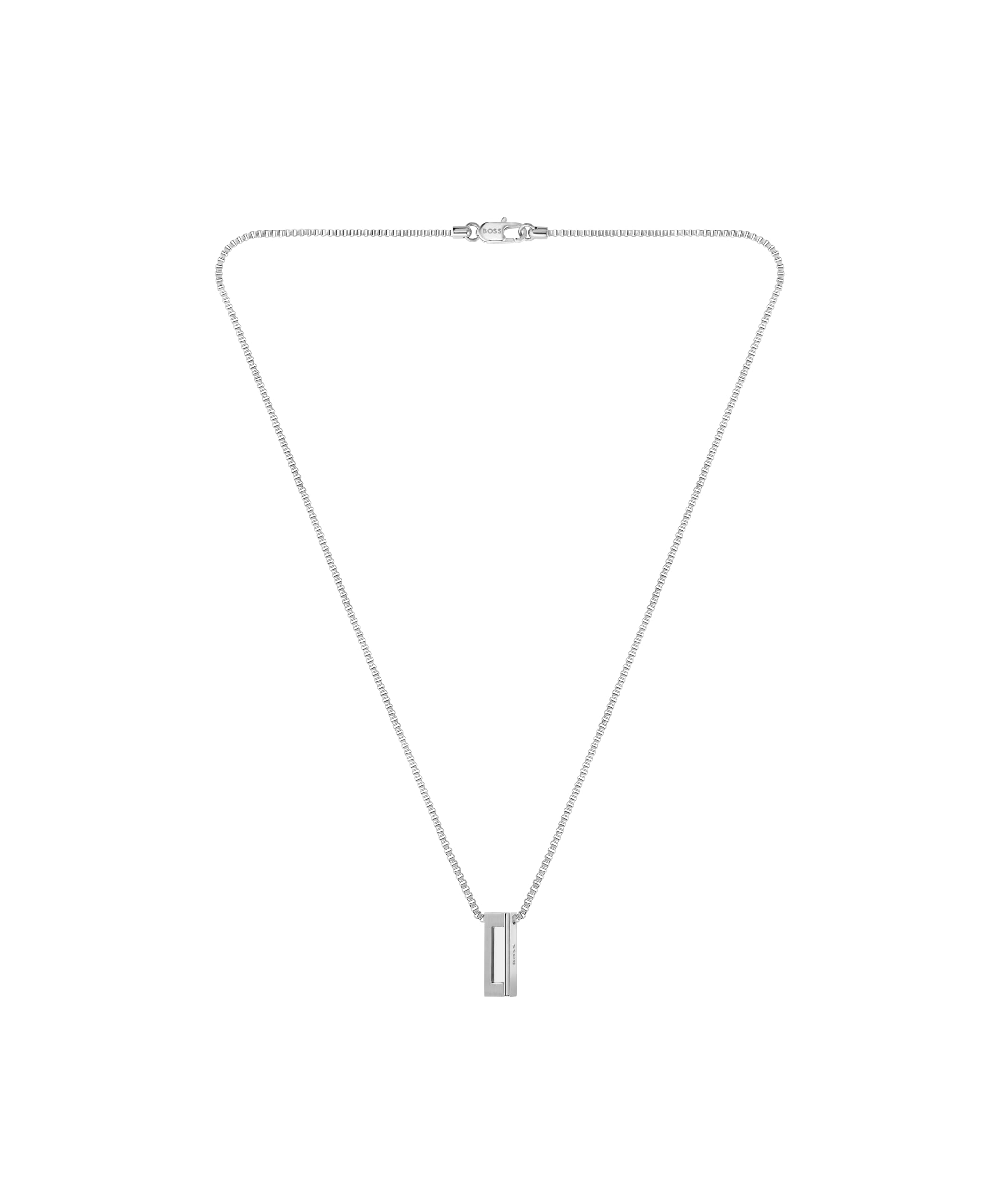 BOSS Gents Stainless Steel Candor Necklace, Silver, Women