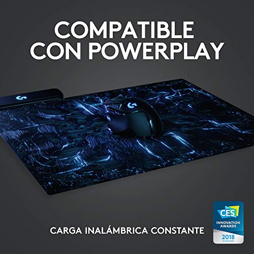 Logitech-G502-LIGHTSPEED-Raton-Gaming-Inalambrico-Captor-HERO-25K-25600-DPI-RGB-Peso-Reducido-11-Botones-Programables-Bateria-Larga-Duracion-POWERPLAY-compatibile-PC-Negro