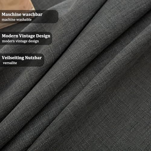 Simurq Table Cloth Round, Grey, 11.8 inch (Round) - Image 3