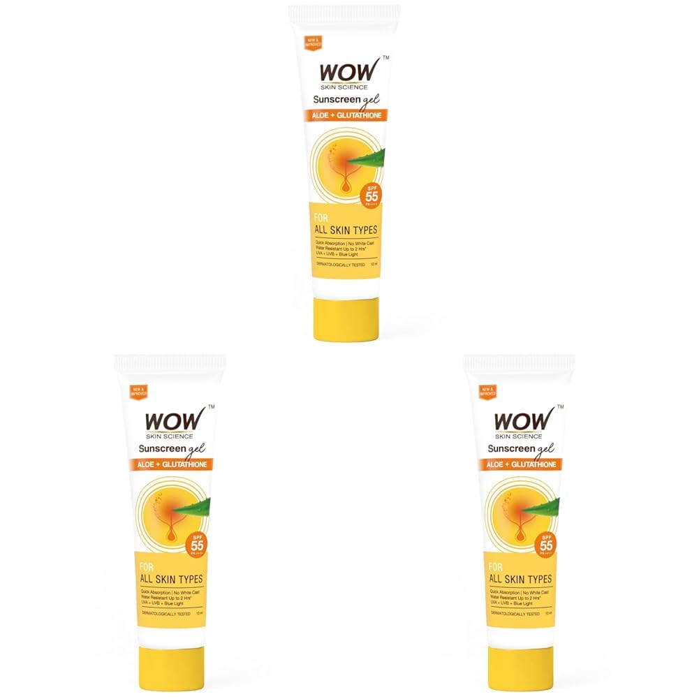 WOW Sunscreen Gel SPF 55 PA++ — Flash AI Score 95/100
