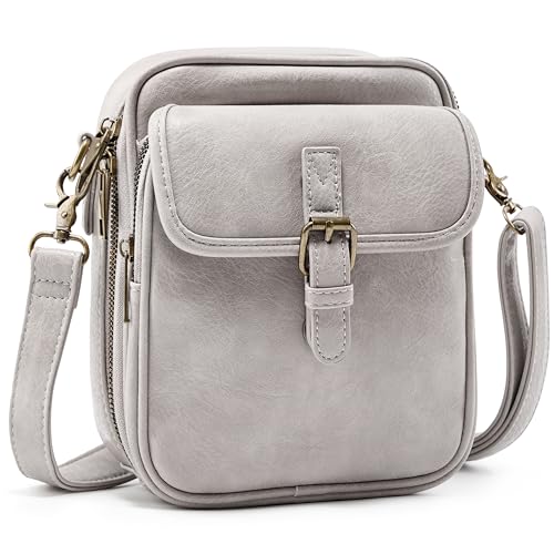 Image of Small Crossbody Bag for Women with Card Slots Vegan Leather Messenger Bag Men Wallet, Cross Body Anti-theft Shoulder Purse