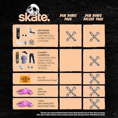 Image of skate. | Dem Bones Deluxe Pack | EA App - digital code