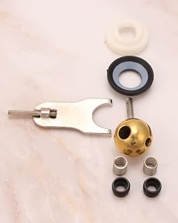 Generic Delta shower faucets, RP77738 Bathroom Repair Kit, Include Ball Cartridge and Wrench Tool - By Plumb USA