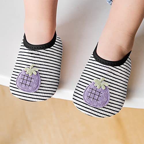 Boy Casual Sneakers Infant Boys Girls Animal Prints Cartoon Socks Toddler The Floor Socks Barefoot Socks Non Slip Shoes (Black, 12-18 Months)4