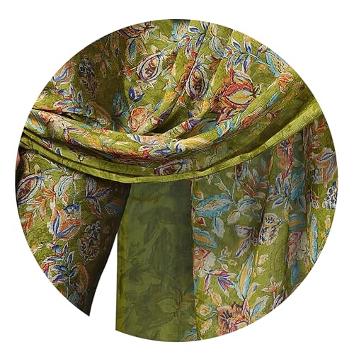 Image of MIRCHI FASHION Saree for Woman Chiffon Floral Printed | Breathable Lightweight Summer Sari for Office and Home Use with Blouse Piece (Available in 20 Colors)