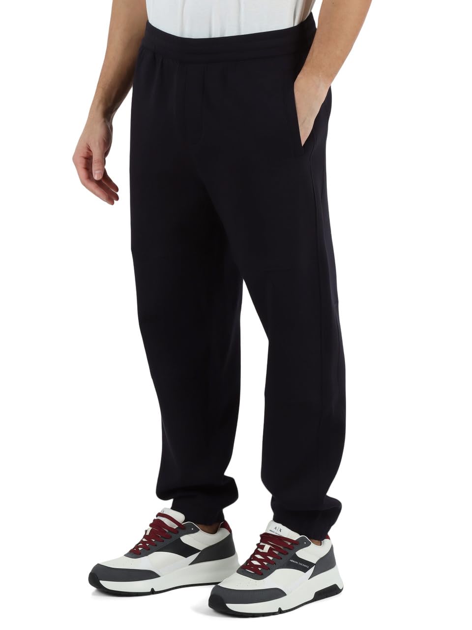 Armani Exchange Limited Edition Blue Edition Fleece Jogger - Pantalones Deportivos Hombre