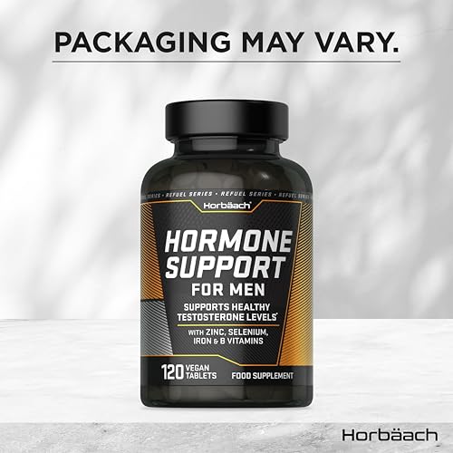 Testosterone Supplement for Men | 120 Vegan Tablets (4 Months Supply) | Male Hormone Tablets with Zinc, Selenium, Iron & B Vitamins | by Horbaach - Image 5