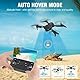 Drohne mit Kamera HD 1080P,Faltbare Drohne Lange Flugzeit,RC Quadcopter mit Tasche,3D Flip,One Key Start/Landen,Headless Mode,Flugbahnflug,Mini Drone Geschenk für Anfänger Kinder,mit 2 Batterien mme
