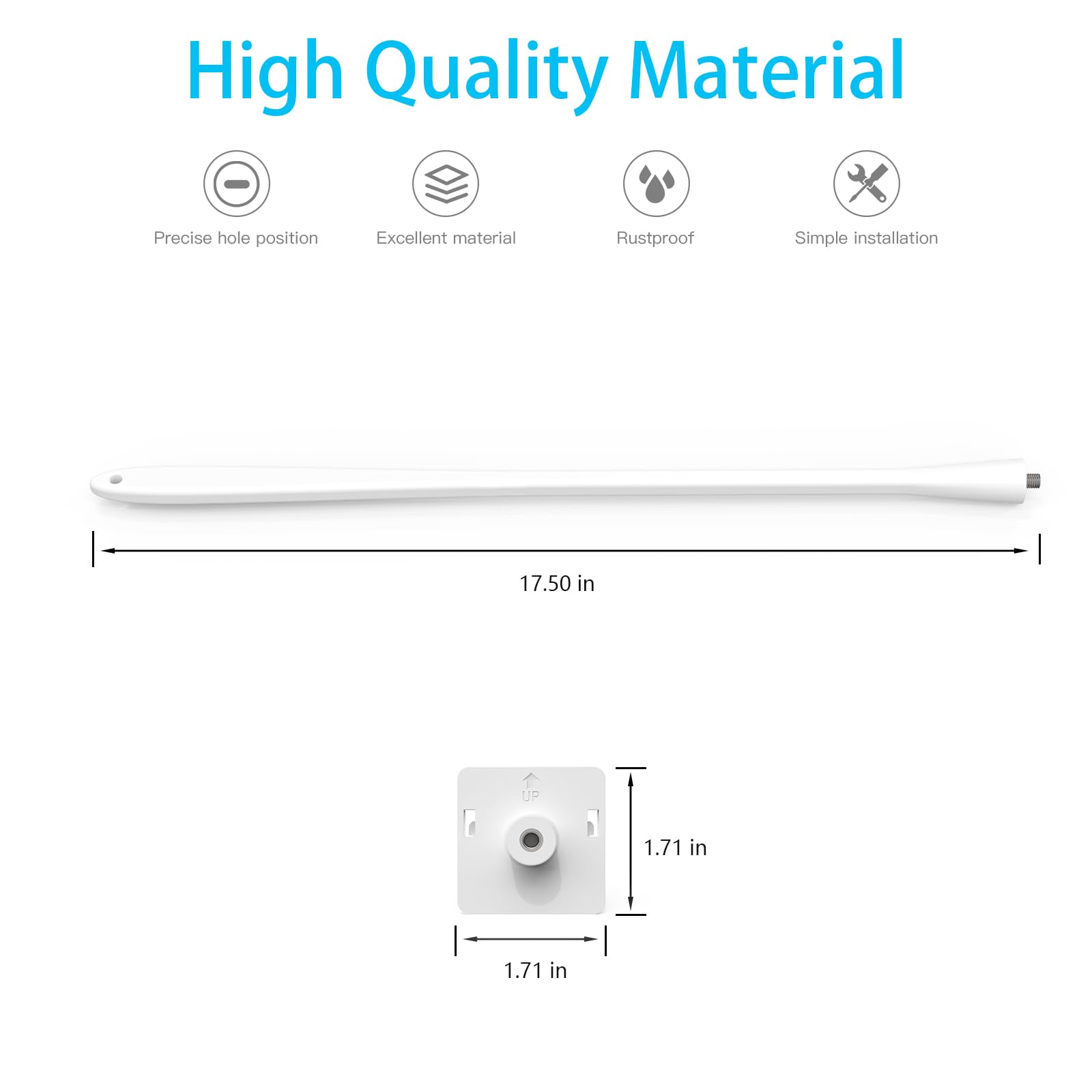 HOLACA Flexible Twist Mount Compatible with GHB ABM700/SM50B, Baby Monitor Mount for 720P OBVHNUA 900ES1/900ES2 - Image 2