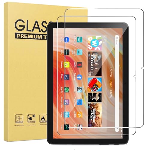 maomini [ 2 Pack] Tempered Glass Screen Protector for Kindle Fire Max 11 Tablet 2023 release 13th Generation 9H hardness shockproof high Definition Clear Protector (Clear 11 Inch Fire max 11 2023)