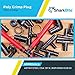 SharkBite 1/2 Inch Poly Crimp Plug, Pack of 5, PEX Pipe, PE-RT, UP514A5