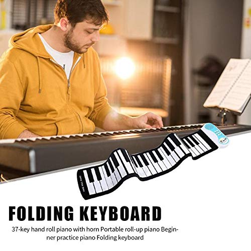 HMTOHL 37 Touches Flexible Roll Up Piano Portable Silicone Clavier Souple Piano sans Batterie Flexible roulé à la Main… - Les Beatles, Paul McCartney, John Lennon, RIngo Starr, George Harrison HMTOHL 37 Touches Flexible Roll Up Piano Portable Silicone Clavier Souple Piano sans Batterie Flexible roulé à la Main… – Image 5