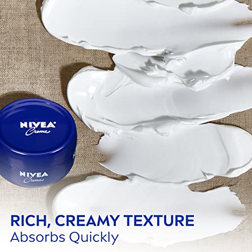 Image of NIVEA Creme - Pack of 3, Unisex All Purpose Moisturizing Cream for Body, Face & Hand Care, Use After Hand Washing - 6.8 oz.
