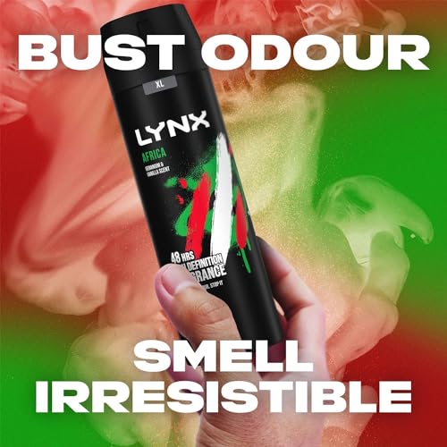 Lynx Africa Men's Fragrance, Aluminium Free Masculine Body Spray Deodorant, Fresh And Long Lasting Odour Protection, 10 Pack of 200m. - Image 8