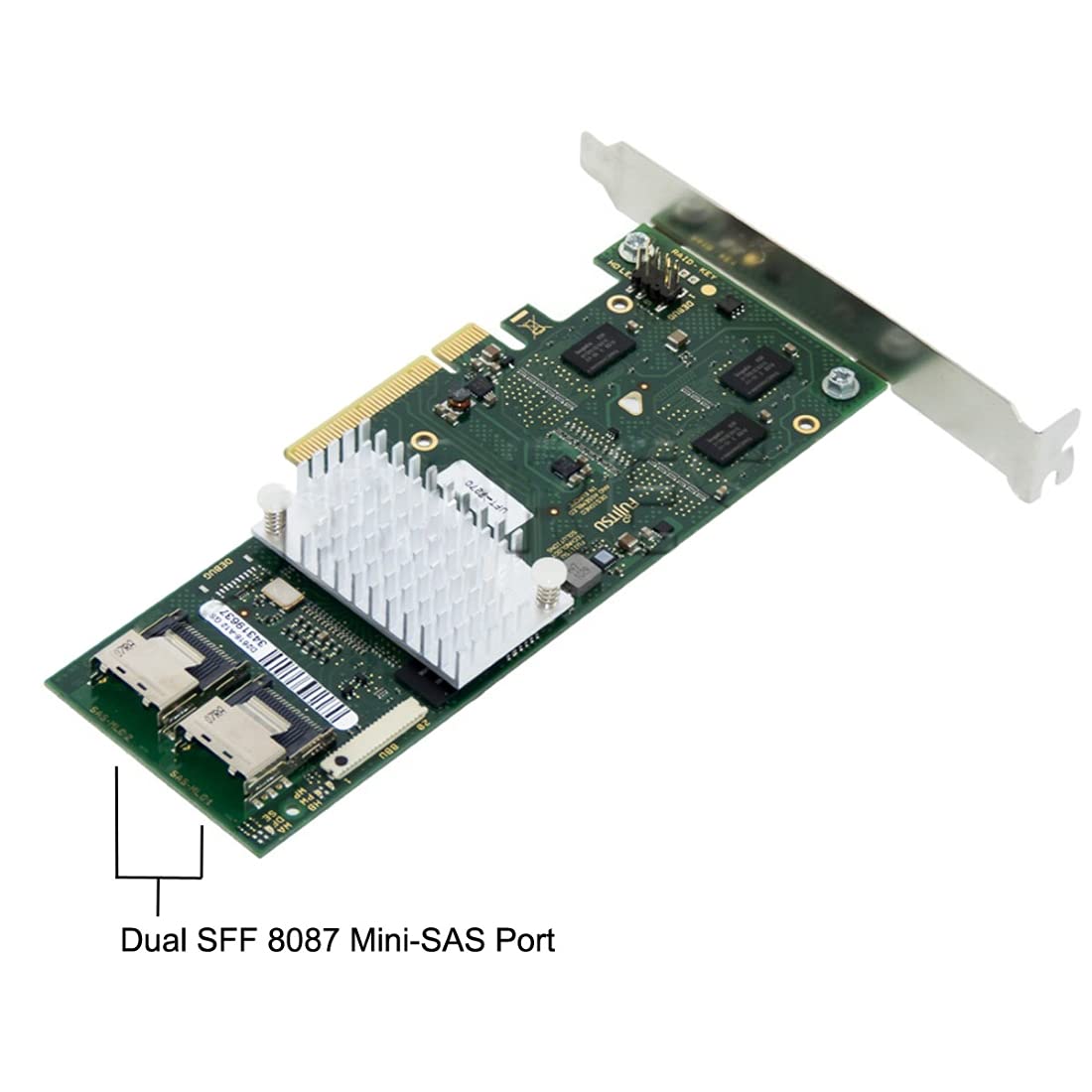 ChenYang Tarjeta controladora CY PCI-E 2.0 X8 con soporte PCI-E a D2616-A12 LSI 9261-8i SATA/SAS Raid 6Gbs 512MB caché SFF-8087 6Gb RAID0.1.5.6