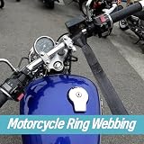 Paski mocujące, 10 sztuk czarnych pasów mocujących do motocykla, 30 cm, krótkie szlufki, zestaw pasków mocujących do transportu motocykla, rowerów