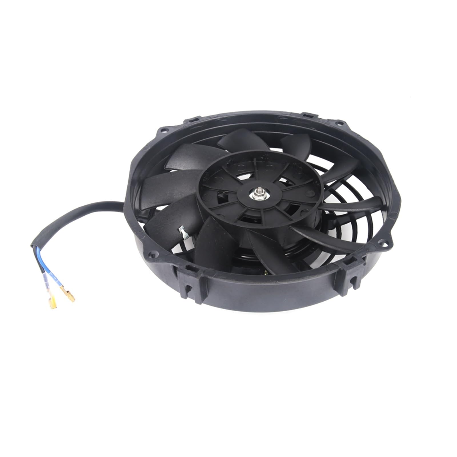 Ventilateur Radiateur 9 Pouces Slim 12V 80W Push/Pull – Kit Montage Universel Noir Refroidissement Auto