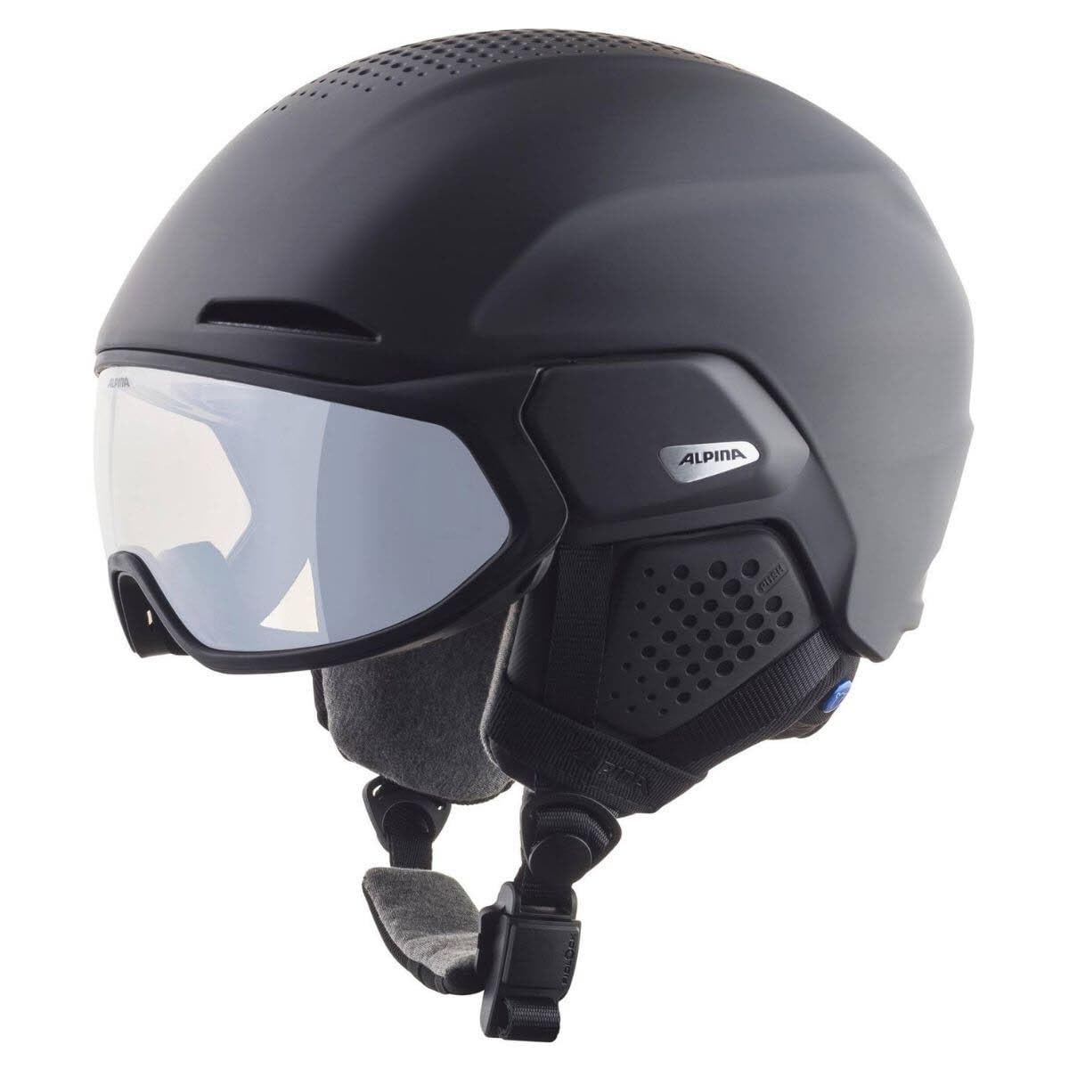 ALPINA Unisex - kask narciarski ALTO V, czarny matowy, 59-63 cm