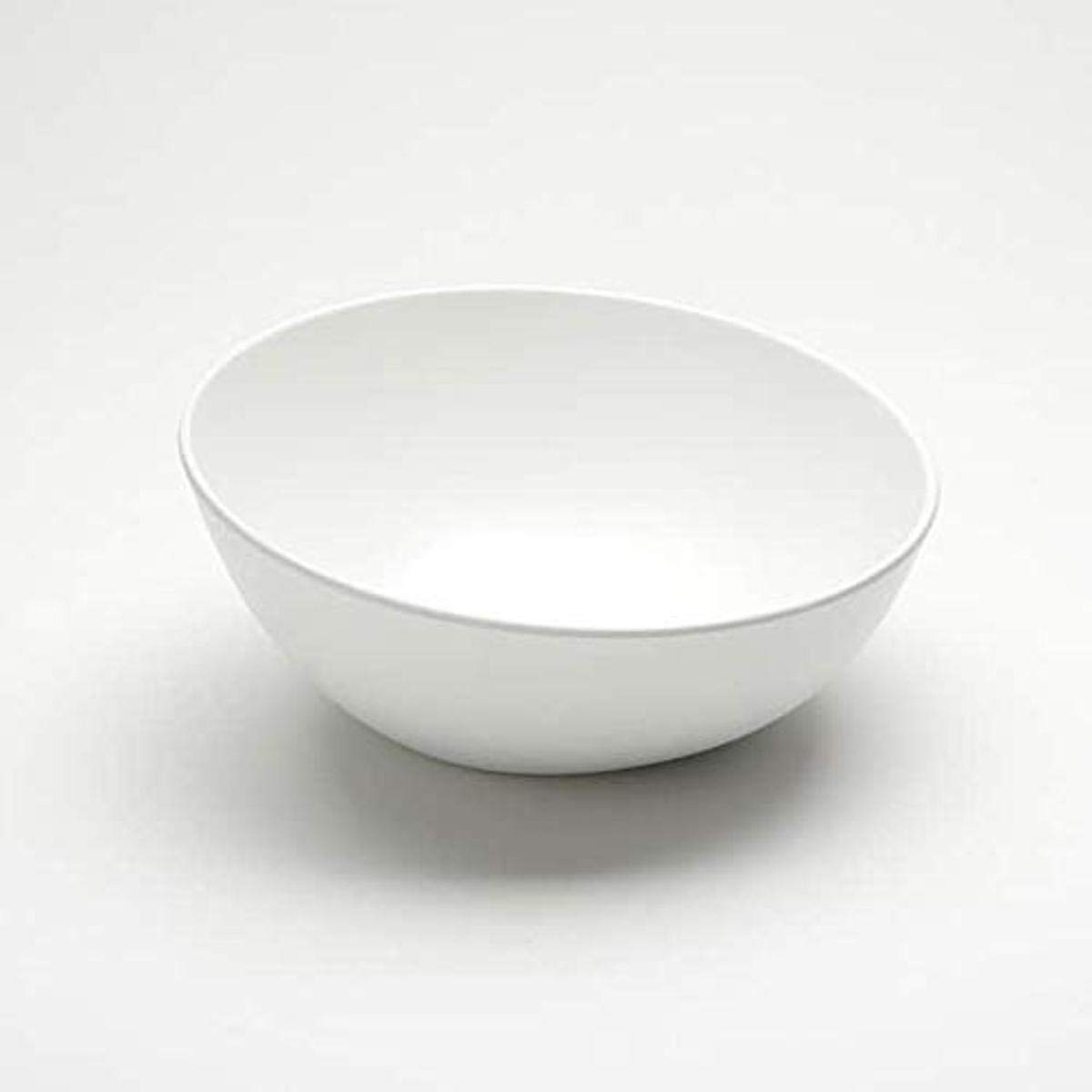Melamine Angled Bowl by American Metalcraft – 68.0 ounces, Melamine, White, Model LFTBW9