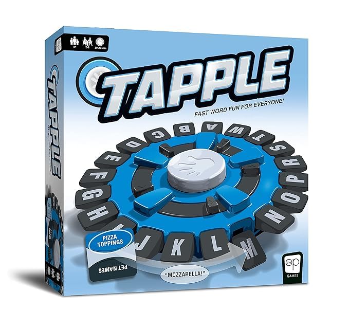 Tapple Word Game | Fast-Paced Family Board Game | Choose A Category & Race Against The Timer to Be The Last Player | Learning Game Great for All Ages (B0DFTY18R8) Amazon Price History, Amazon Price Tracker