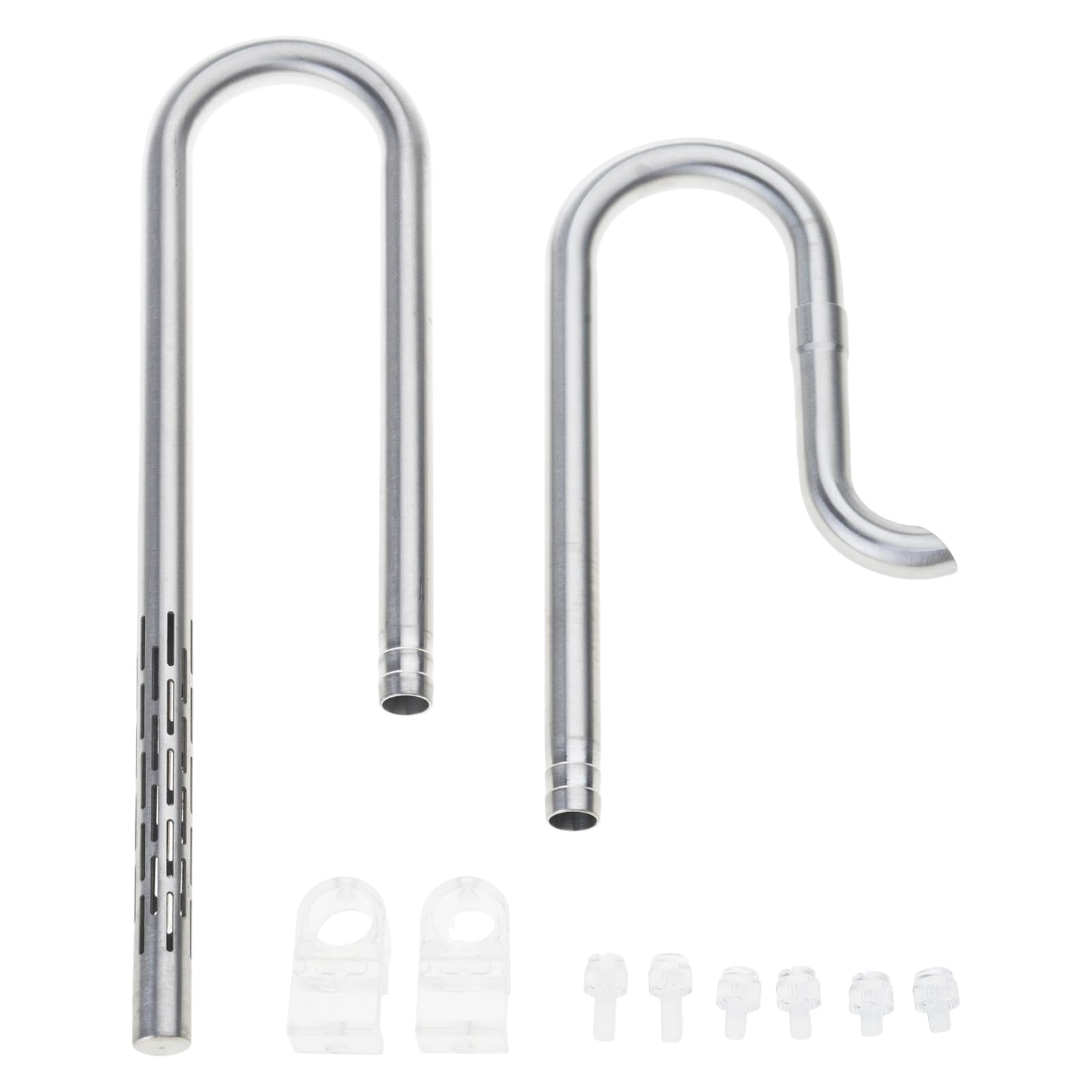 NEWFT Aquarium Water Grass Fish for Filter Outflow Stainless Steel Tube with Skimmer