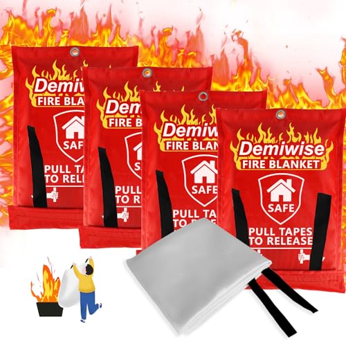 4-Pack-Emergency-Blankets-Thick-Fire-Blanket-Fire-Suppression-Blanket-Fire-Blankets-Emergency-for-People-Fire-Safety-Blanket-with-Emergency-Whistles-Fireblanket-for-Kitchen-Home