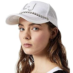 Liu Jo stoffen hoed TA0230 T0300 11111 wit optisch