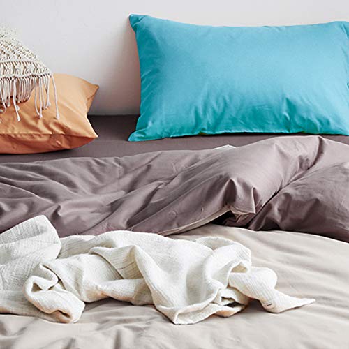 FLXXIE 2 Pack Microfiber King Pillow Cases, 1800 Super Soft Pillowcases with Envelope Closure, Wrinkle, Fade and Stain Resistant Pillow Covers, 20x36, Blue