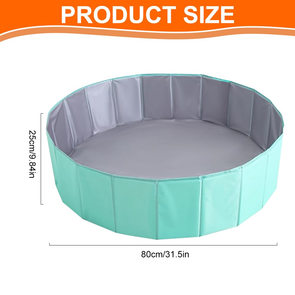 KBIBCK Ball Pit, Foldable Baby Ball Pit, 80 CM Kids BallPit for Children Girls Boys Nursery Babys Playpen - Image 2