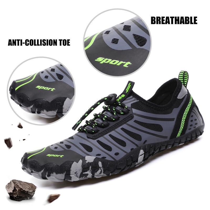 Water Shoes - Water Shoes for Men & Women, Athletic Barefoot Shoes for Beach Surfing Hiking & Swimming, Non Slip Breathable Lightweight & Quick Drying Aqua Shoes for Pool3