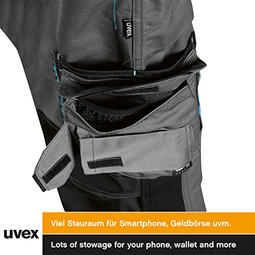 Foto von Uvex Tune-Up Männer-Arbeitshosen Lang - Cargohose für die Arbeit,Grau,54