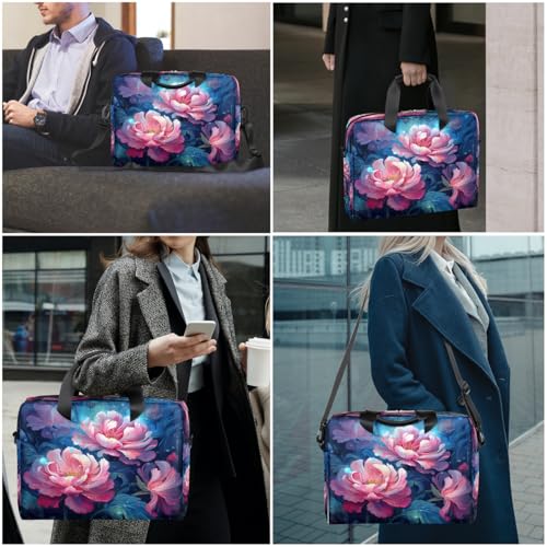 Maletín para portátil unisex 15.6-16 pulgadas rosa miniatura 2