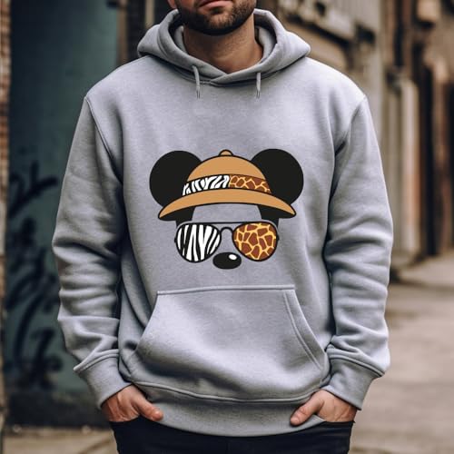 Safari Hoodie, Family Hoodie, Matching Family Hoodie, Leopard Vacation Hoodie, Mouse Hoodie, Wife Hoodies2