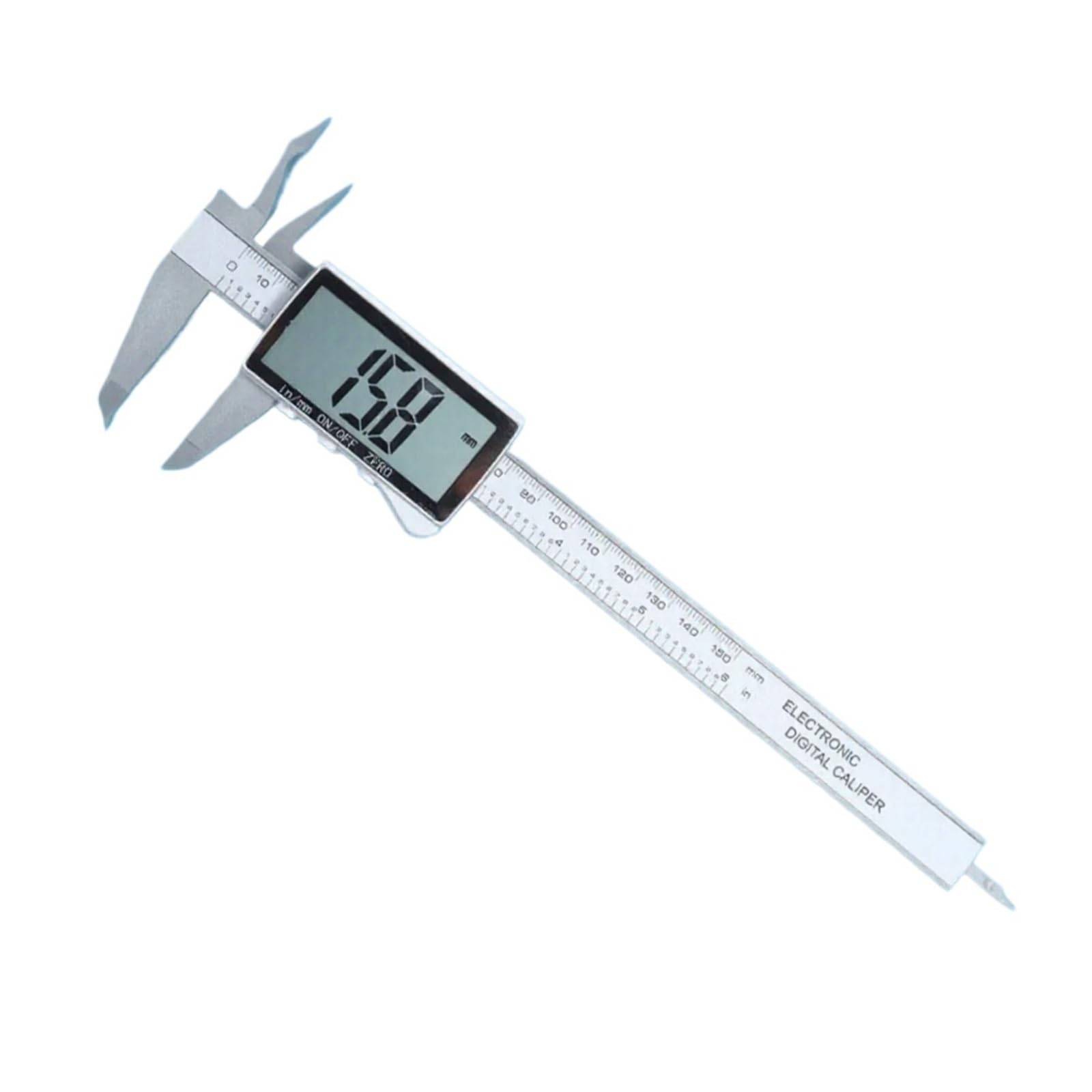 Micrometer, Digital Vernier Caliper 6 Inch 0-150mm Electronic Measuring Tool Metric Conversion Full Screen Display Accurate Measurement