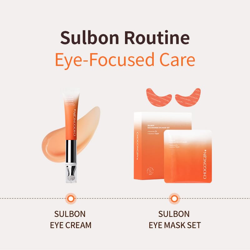 Chogongjin Sulbon Niacinamide Eye Mask Set - Intensive Radiance & Firming Care