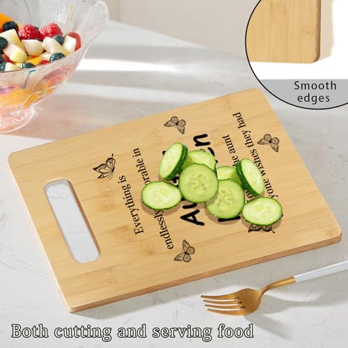 Tabla de cortar rectangular de bambú ZuEiiDop miniatura 3