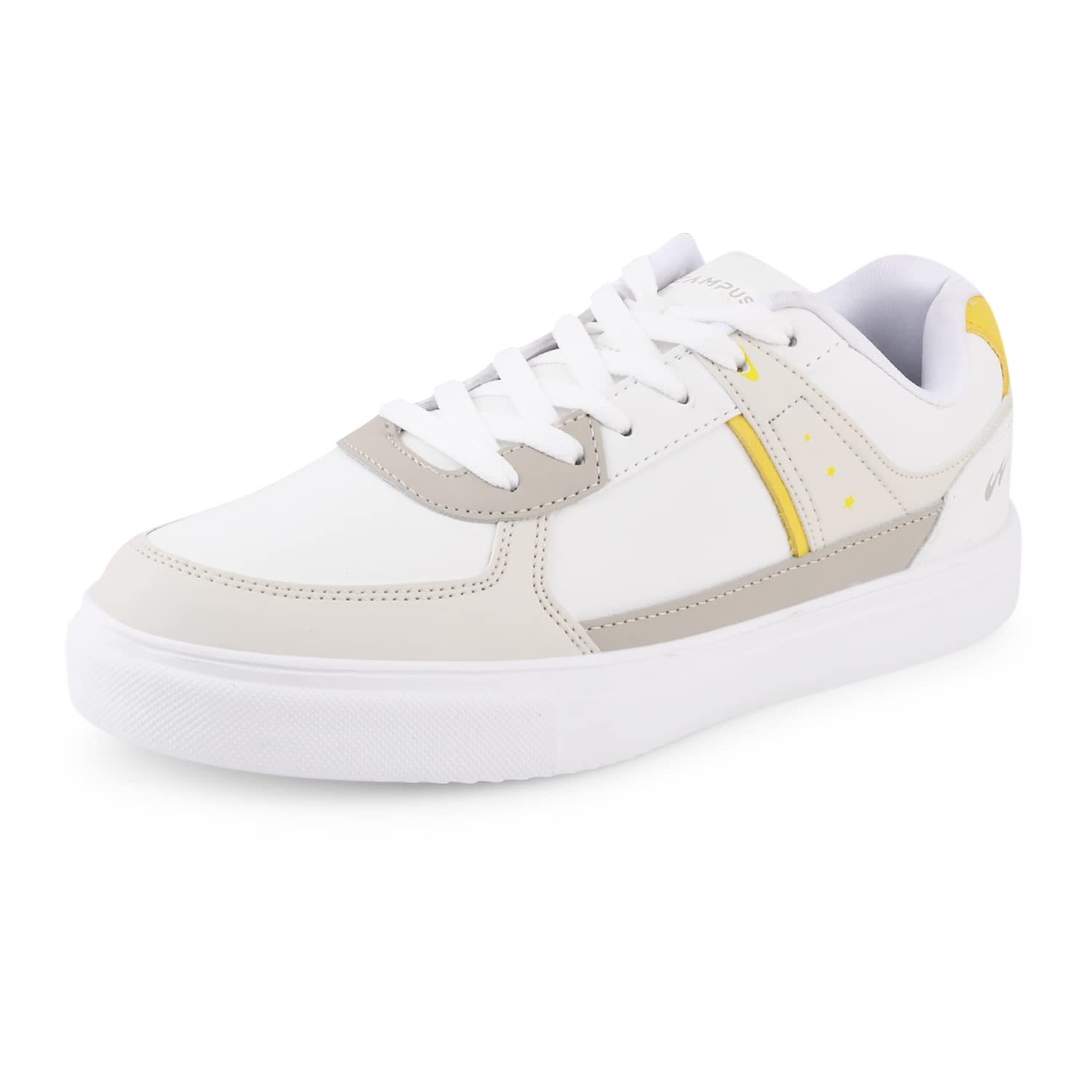 Campus OG-02 Mens Sneakers | Stylish and Supportive Casual Sneaker Shoes for Men | Water-Resistant Upper and Anti-Skid Outsole | Soft PU Foam Insole WHT/BLK (B0BTDQ21ZQ) Amazon Price History, Amazon Price Tracker